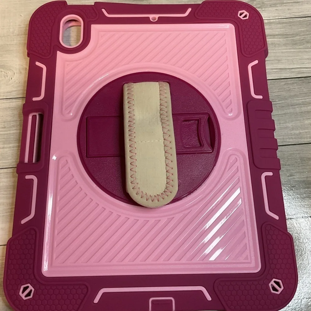Shockproof Case iPad 10th Gen 2022, iPad (A16) 2025 11-inch Rugged Pink Tablet